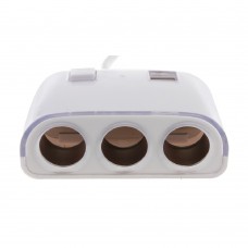 OLESSON 2USB + 3CAR Sockets No..1505 White